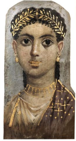 A Woman with Gold Lips, Hawara, AD 40-45 (Cleveland, OH, Cleveland Museum of Art, 1971.137)